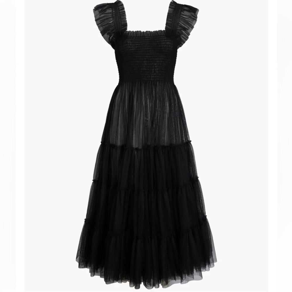 HILL HOUSE HOME Collector’s Edition BLACK TULLE ELLIE NAP DRESS Small